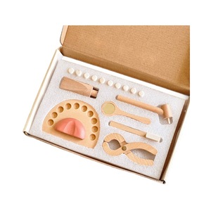 ของเล่นไม้บีชแท้สำหรับทันตแพทย์ ของเล่นดูแลฟัน ถอนฟัน ของเล่นไม้มอนเตสซอรี่สำหรับเด็กเล็ก อายุ 4-6 ปี - Product Image 5