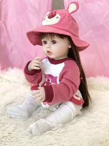 <span class=keywords><strong>Muñeca</strong></span> Reborn de Cuerpo Completo, Bebé Reborn con Cabello Rubio, Mini Juguete Realista, Bebé Reborn de Silicona Realista - Product Image 4