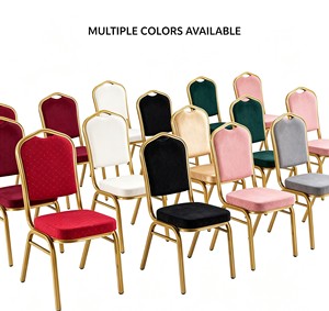 Custom Logo Modern Luxury Aluminum Banquet <b>Chair</b> Wedding <b>Dining</b> Hall <b>Chair</b> for Hotel Banquet Corporate Event Project Supply - Product Image 6