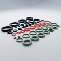 Maßgefertigte O-Ringe aus NBR, FKM, Silikon, EPDM Gummi-Dichtungsringe Hochtemperatur- und Ölbeständig OEM-Größen
