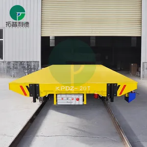 Xinxiang Nieuwe Leider Industriële Materiaal Handling Elektrische Aangedreven Gemotoriseerde Overdracht Kar Op Rail Wielen