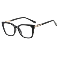 Monture de lunettes optiques carrée Partagas TR90 avec charnière à ressort, anti-lumière bleue, pour femmes