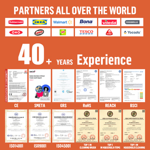 Tergivetro multiuso Cleanhome con lama in gomma sostituibile, pulitore per vetri con testa rotante a 360 gradi - Product Image 5