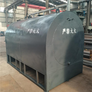 Büyük Kapasiteli Kompakt Yüksek Sıcaklık Biyokömür Fırını Sıfır Dumanlı Odun Karbonlaştırıcı Karbonizasyon Ocakları Motorlu Paslanmaz Çelik - Product Image 4