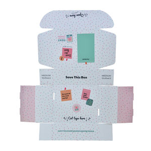 Boîtes d'expédition <span class=keywords><strong>de</strong></span> dossiers personnalisées écologiques avec laminage mat et logo personnalisé - Product Image 5