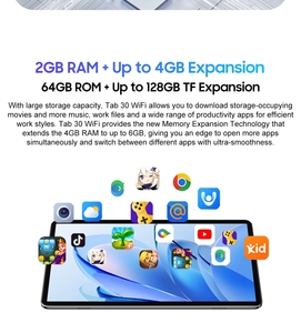Blackview Tab 30 Wifi <span class=keywords><strong>Tablet</strong></span> <span class=keywords><strong>PC</strong></span> 10.<span class=keywords><strong>1</strong></span> ''800*1280 HD + IPS hiển thị, <span class=keywords><strong>Android</strong></span> 13 6GB + 64GB, 2.4G/ 5G Wifi <span class=keywords><strong>6</strong></span> máy tính bảng với loa kép - Product Image 6