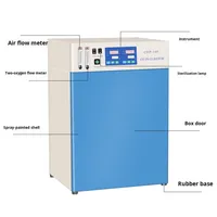 Incubadora de CO2 CHP80 China para microorganismos, bacterias y células anaeróbicas, con control de temperatura constante, tipo funda de gas y funda de agua para humedad