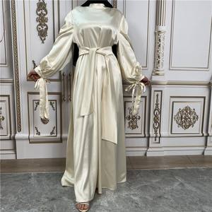 Modest Fashion Active Wear Wholesale in <strong>UK</strong> Rushed Puff Sleeve <strong>Abayas</strong> - Product Image 5