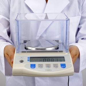 Balanza Electrónica de Laboratorio Veidt Vibra AJ-820E de Acero Inoxidable con Calibración Externa, 820g/0.001g, para Química y Oro - Product Image 2