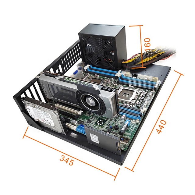Innovative Open Air Computer Case for Gaming Enthusiasts EATX Server Case with 19 Rack Design