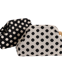 Tas Clutch Rajut Nilon Desain Terbaru Ramah Lingkungan Buatan Tangan Motif Titik Gaya Korea Tas Makeup Pantai Musim Panas