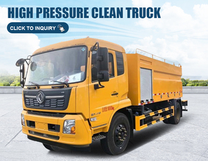 Prix de la machine de nettoyage motorisée Dongfeng à moteur diesel haute pression pour égouts, 4x2, avec citerne en acier au carbone de 10 000 litres - Product Image 2