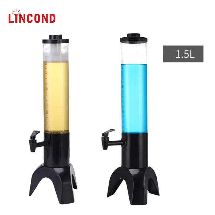 Lincond China Suppliers Innovative OEM Electronic Plasric Beer Tower LED Beverage Dispenser