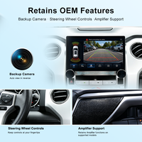 Autoradio Android 10,9 pouces 1073D universel avec CarPlay sans fil, Android Auto, DSP, GPS, WiFi, BT, lecteur multimédia