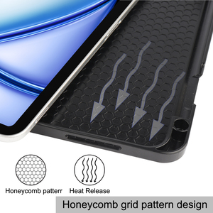 Étui Folio Tri-Pliant Fin <span class=keywords><strong>pour</strong></span> iPad Air 11 avec Porte-Stylet, Housse de Protection Intelligente en Cuir PU avec Support <span class=keywords><strong>pour</strong></span> Tablette iPad Air 11 Pouces - Product Image 5