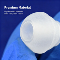 Manchon sphérique en quartz à pureté de 99,99 %, composant de précision en quartz anti-corrosion pour laboratoire et fabrication de plaquettes de silicium