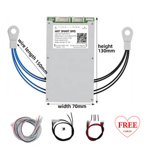 ANT BMS - Placa de Circuito Impreso Inteligente para Baterías de Iones de Litio con TTL, CAN, RS485, 40A, 60A, 100A, 170A, 200A, 400A, 420A, Ant BMS 16s 200a 32S Pace ANT Smart B - Product Image 3