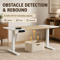 Table élévatrice AOR avec protection contre la surchauffe, rebond d'obstacles, moteur unique, pieds inversés, pieds en T, vente en gros d'usine