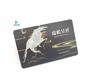 Frost geschäft nummerierte Geschenk karten Kredit-PVC-Karte