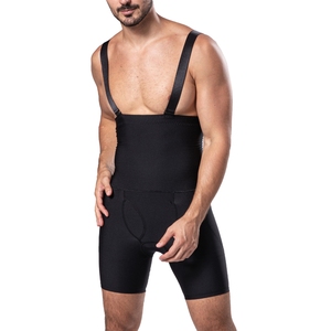 Vêtements de forme anti-roulis pour hommes Boxers de compression pour le contrôle du ventre, sous-vêtements moulants taille haute pour hommes - Product Image 5