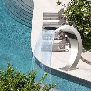 Cascada de Acero Inoxidable para Piscina, Cascada de Jardín para Exteriores, Cascada de Agua para Piscina, Ducha Spa - Product Image 5