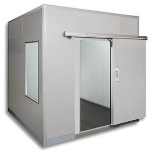 Sala de armazenamento frio modular, sala com painel de calmlock isolado pu quarto frio