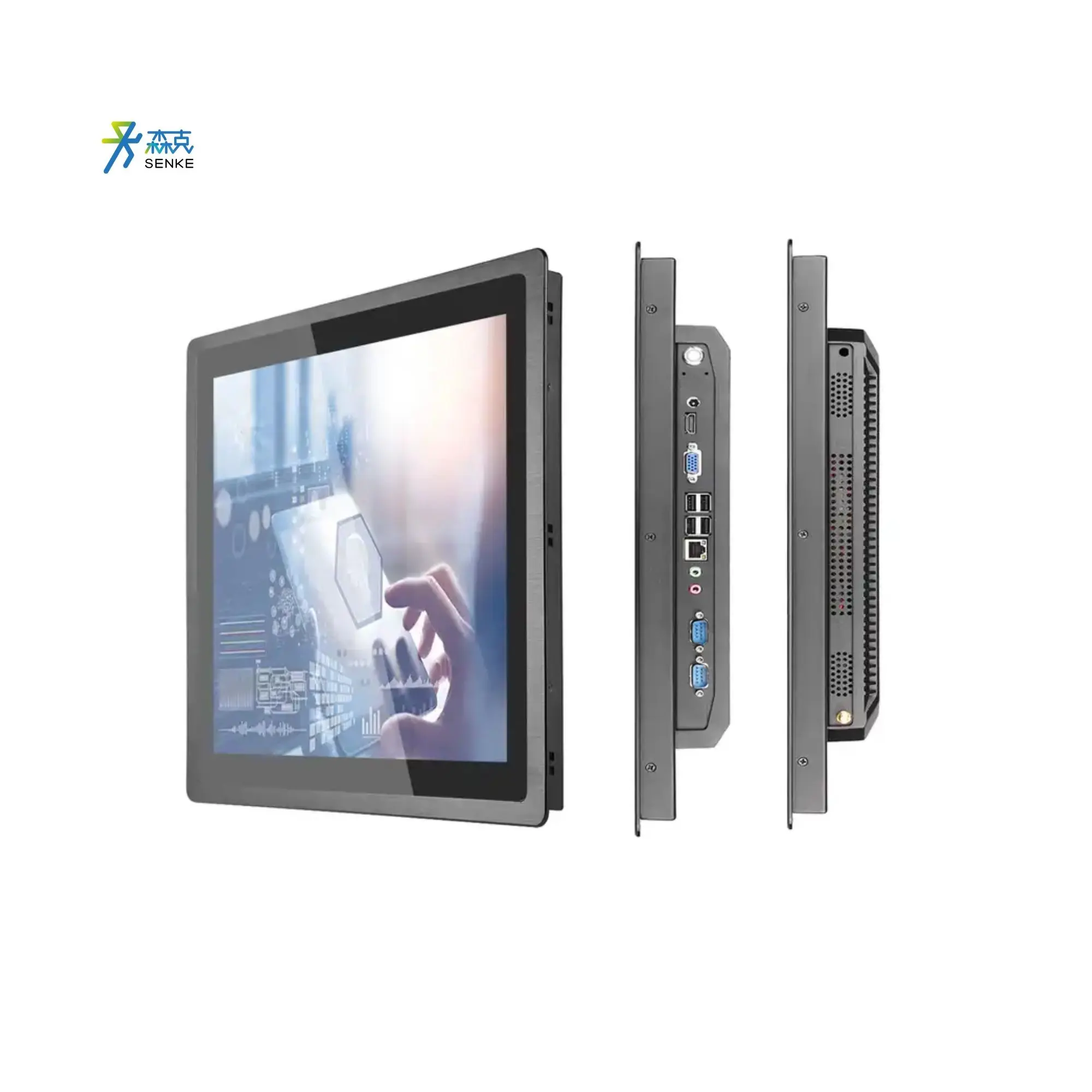 SENKE 13.3 15.6 Inch Industrial Touch Screen Android Touchscreen All In One Panel PC Tablet Computer