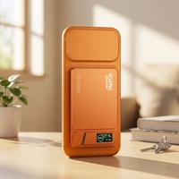 Cargador Inalámbrico Magnético con Pantalla Digital de Carga Rápida de Aleación de Aluminio F15 TFT, Logotipo Personalizado, 15w, 3 en 1, Banco de Energía Inalámbrico Metálico