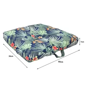 High Quality Tatami Cushion Thickened Embroidery Elastic Cushion Solid Color Square Floor Cushion