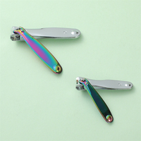 WELLFLYER Coupe-ongles en titane de couleur NC-384 Outils de manucure en gros Coupe-ongles Outils de soins de beauté à domicile Ciseaux à ongles