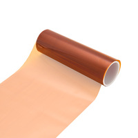 Film polyimide non adhésif couleur tan, doigts plaqués or, film résistant aux hautes températures