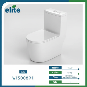 WC moderno in ceramica bianca a doppio sciacquone con serbatoio nascosto per bagni ville bagni-vendita all'ingrosso e alla rinfusa - Product Image 1