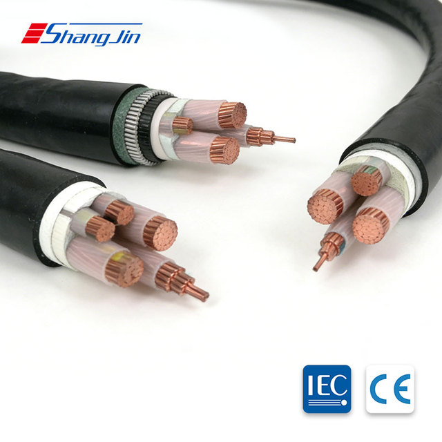 Shangjin Industrial Armoured Flame Retardant Medium Voltage Power Cable N2xsy/na2xsy Xlpe Insulation Copper/aluminum Conductor