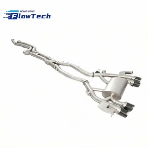 ระบบท่อไอเสียแคทแบ็คสแตนเลส T304 พร้อมวาล์วและท่อ X-Pipe สำหรับ BMW M3 G80 S58 3.0T – ท่อไอเสียสมรรถนะสูงพร้อมปลายท่อแบบ Quad Tips - Product Image 2