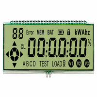 Affichage LCD segmenté personnalisé pour compteur de vitesse de moto, compteur kilométrique de vélo électrique, tableau de bord, LCD monochrome TN HTN VA