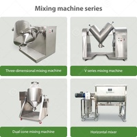 2 Ton 200l 200l Horizontal Ploughshare Feed Granals Screw Belt Mix Machine Ribbon Blender Powder Mixer V700
