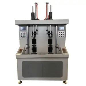 Machine tout-en-un à double station pour la fabrication de gobelets thermiques en acier inoxydable, à bouche plate, pour la découpe laser