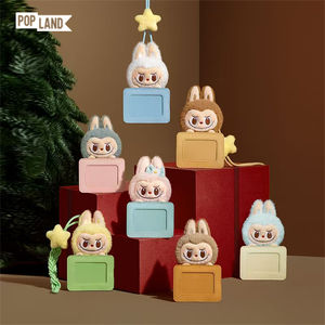Labubus Twinkly FairyTale de PopMart Official Store Série Sparkly Boîte aveugle en PVC Porte-cartes en peluche Exclusif pour Pop Land Gift - Product Image 1