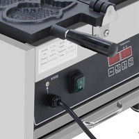 Taiyaki portable électrique automatique commercial rôti forme personnalisée gaufrier Taiyaki Machine poisson gaufre pour collation