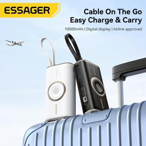 <span class=keywords><strong>ESSAGER</strong></span> ES-D018 Petit chargeur de téléphone portable portable Batterie 10000Mah Power Bank avec chargeur sans fil magnétique pour montre intelligente - Product Image 5
