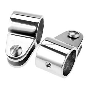 Embout coulissant à œillet pour bimini, quincaillerie marine robuste en acier inoxydable 316, compatible avec les tubes ronds de 7/8'' ou 1'' de diamètre extérieur - Product Image 6