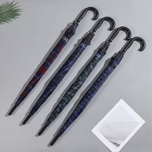 <span class=keywords><strong>Parapluie</strong></span> automatique ODM avec poignée, cadre à motif écossais, protection UPF 30+, pour hommes, affaires, golf, usage quotidien - Product Image 4