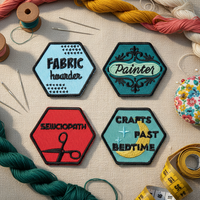 Patch brodé 3D DIY pour motard, étoile/fleur, thermocollant, pour chapeau/veste/sac à dos, décoration de logo de club, personnalisable