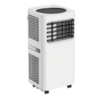 Aire Acondicionado Portátil, Ventilador de Calefacción y Refrigeración, Deshumidificador, Purificador Automático, Pantalla Táctil LED Grande para el Hogar, Dormitorio u Oficina