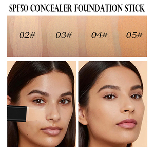 <span class=keywords><strong>Corrector</strong></span> SPF50, Base de Maquillaje en Barra Resistente al Agua que Cambia de Color, Marca Privada al por Mayor, Base de Maquillaje en Barra Mate <span class=keywords><strong>Naranja</strong></span> <span class=keywords><strong>para</strong></span> Piel Oscura - Product Image 2