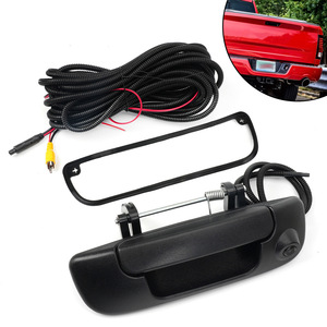 Rear <b>Door</b> <b>Handle</b> With Camera For Dodge Ram 02-08 Black ABS 55276237AA - Product Image 2