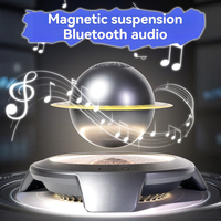 HCNT Suspension magnétique Saturne Bluetooth audio Rocket star Bluetooth stéréo star light Space design esthétique