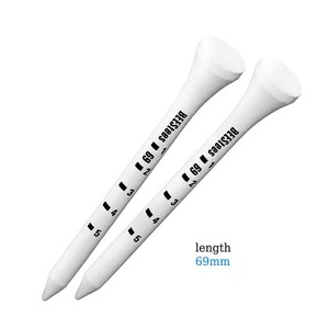 Tees de golf en bois blanc Passen avec logo personnalisé, durables, 70 mm/83 mm/54 mm, tees en bambou numérotés, bois massif - Product Image 4