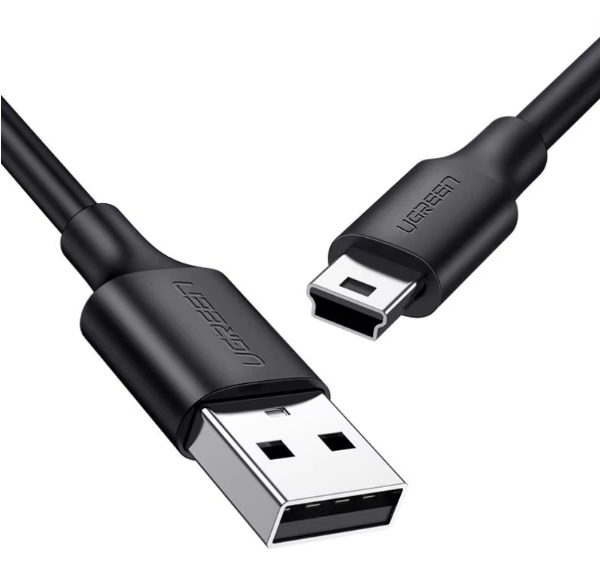 UGREEN US132 USB 2.0 Data Charger Cable Eco-Friendly Mini B Cord Mini USB Cable for GoPro Hero 3+ PS3 Controller Digital Camera