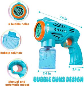 热卖2包泡泡玩具枪充电电动泡泡机户外儿童夏季玩具 - Product Image 2